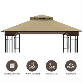 Aonear Regency II canopy replacement grommets straps ensures secure, quick setup.