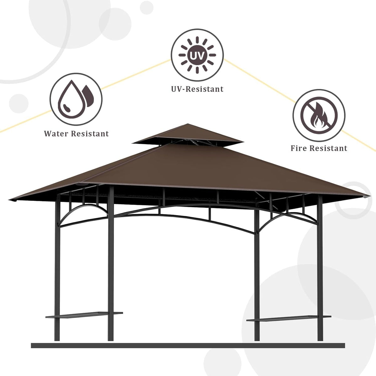 AONEAR replacement canopy for L-GG001PST-F fits precisely for a clean look.