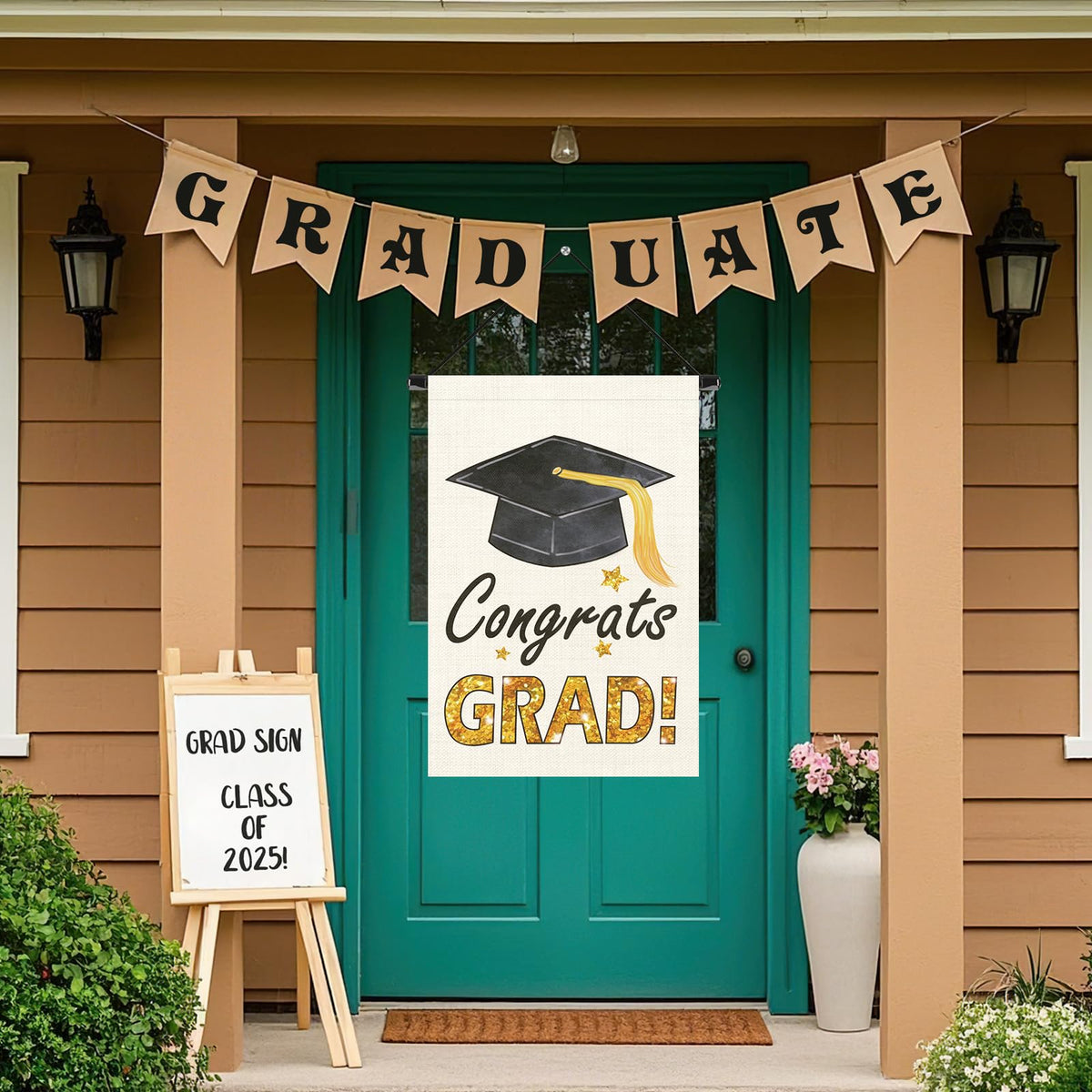 AONSOULE 12x18 sign is easy to clean and reuse year after year.