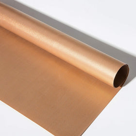 Aoocan copper grill mat non-stick coating enables easy food release.