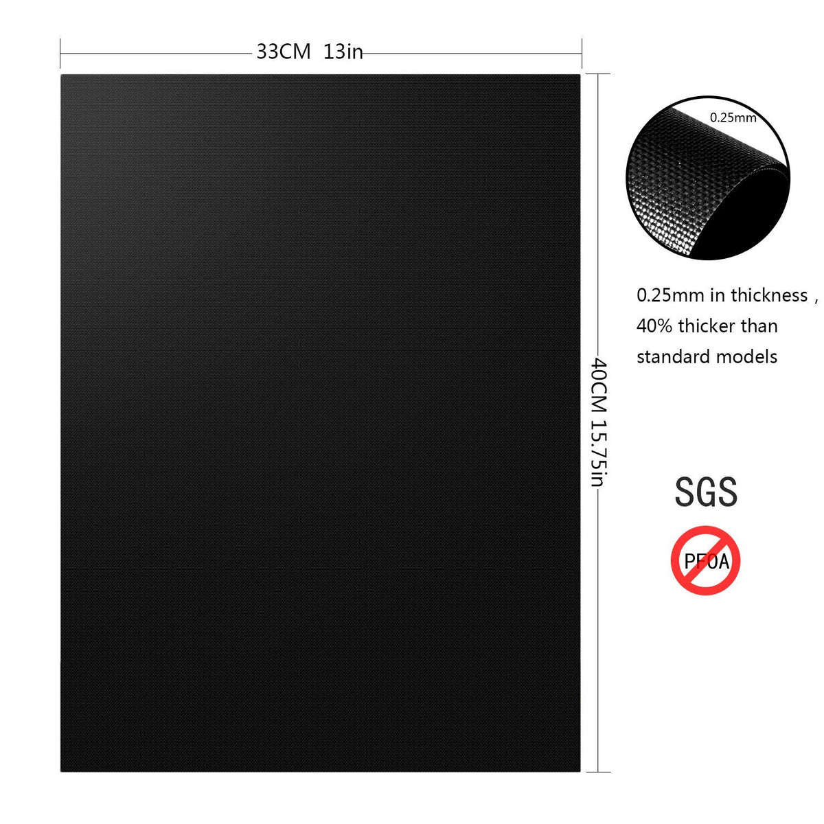Aoocan heat-resistant grill mat endures high temperatures for flavorful, clean grilling sessions
