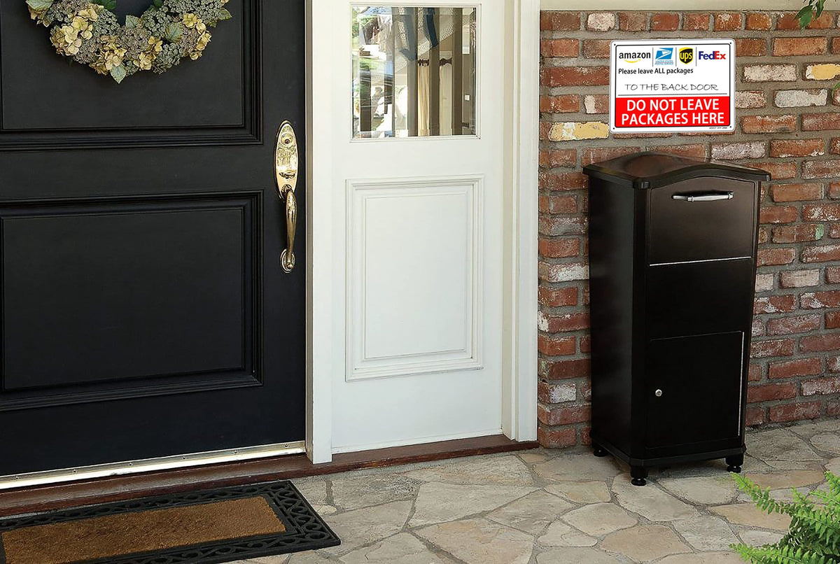 AOOCY Do Not Leave Packages Here sign weather resistant for all seasons