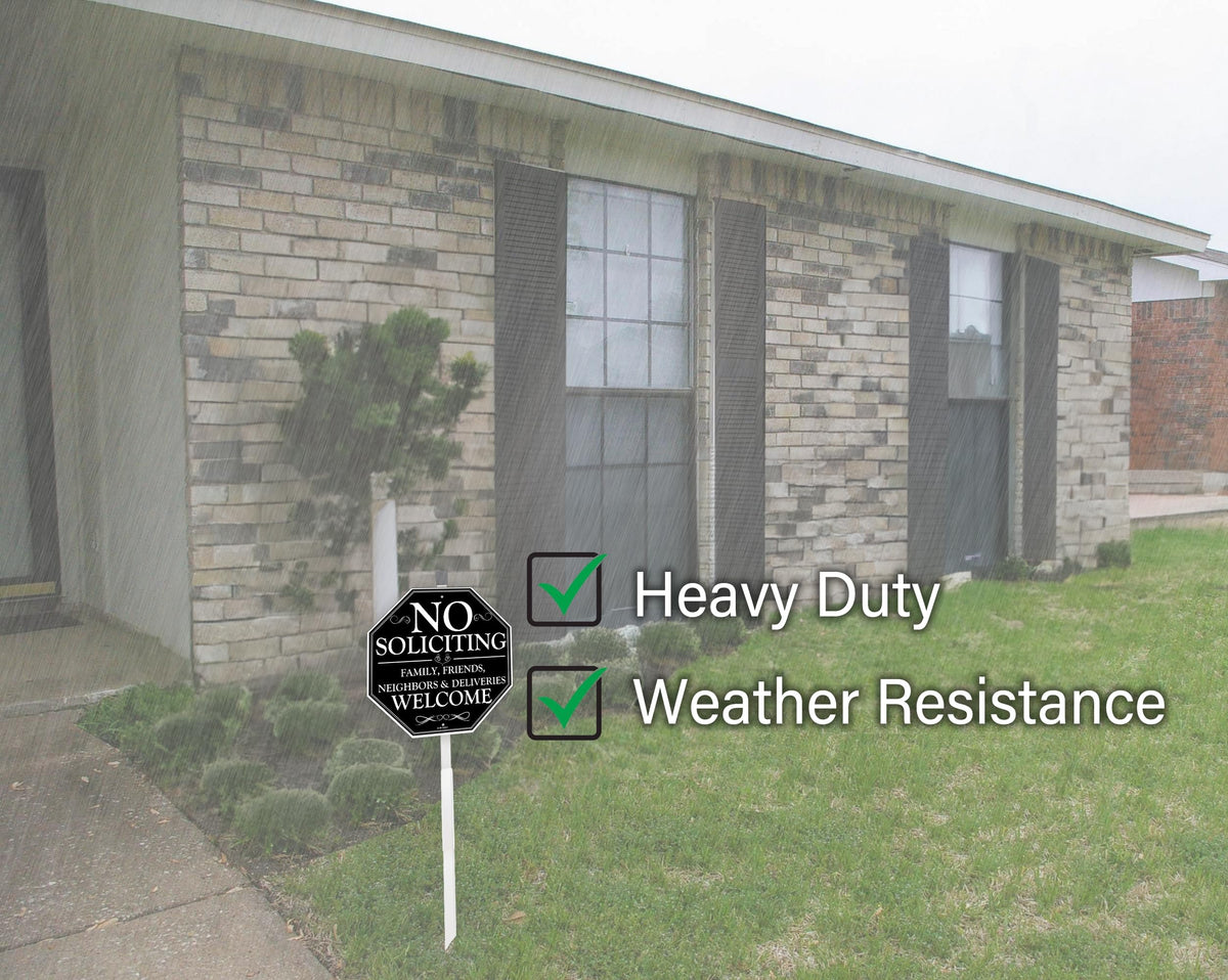Satisfaction-focused AOOCY customer support for No Soliciting Sign
