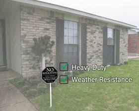Satisfaction-focused AOOCY customer support for No Soliciting Sign