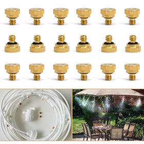 Aootech brass misting nozzle installation is straightforward and durable.