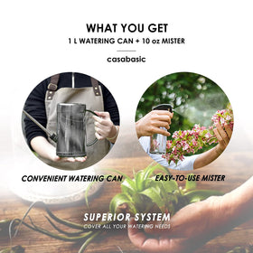 AORAKI watering can easy-fill top opening for quick refills