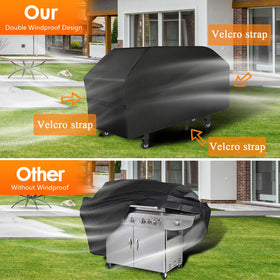 Aoretic PVC inner coating adds rain protection for the grill
