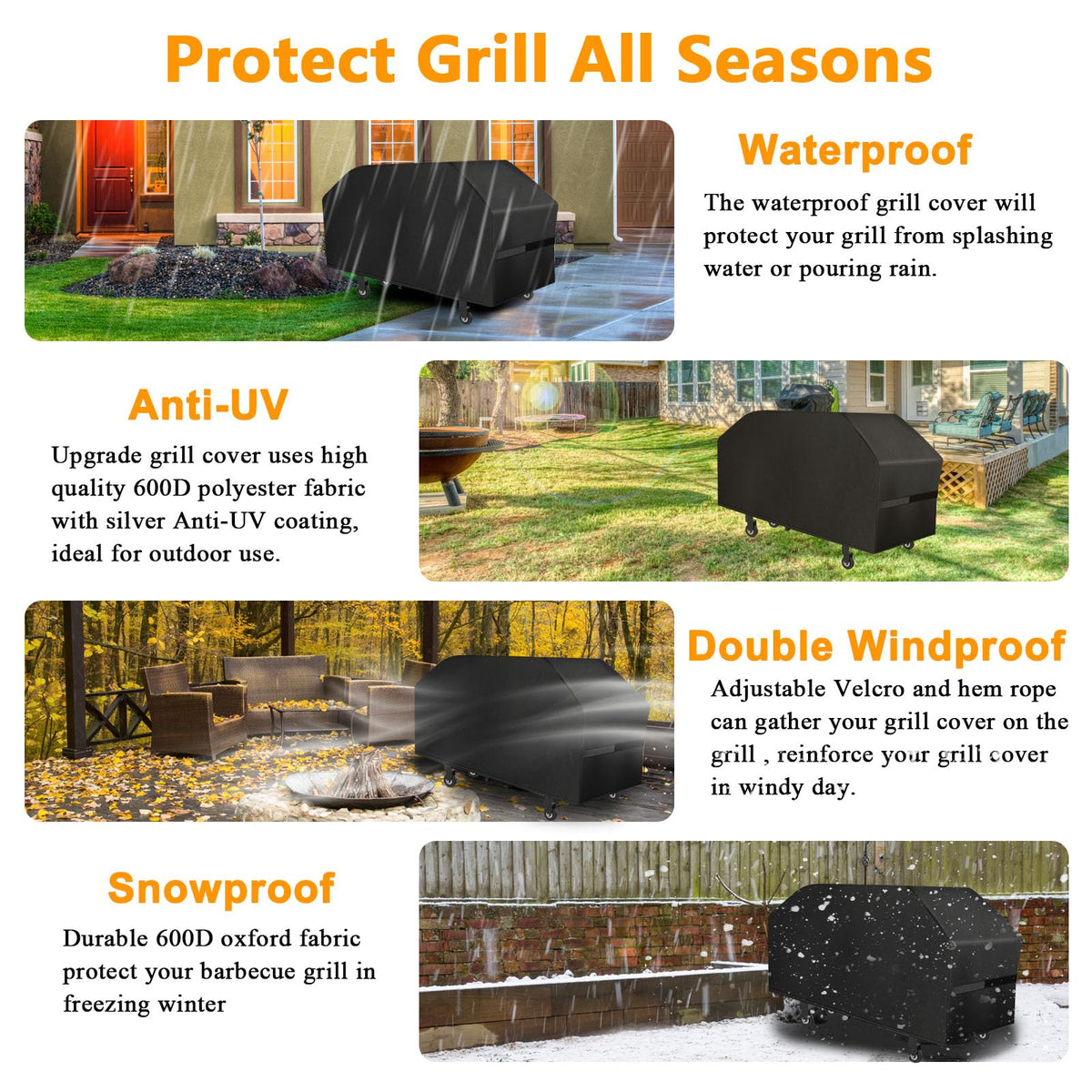 Aoretic sealed seams keep water out and extend griddle life