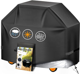 Aoretic 48-inch grill cover front view with waterproof protection.