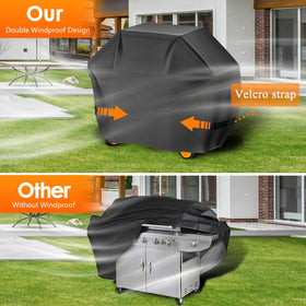 Aoretic Grill Cover designed to resist wind, rain, and snow across seasons