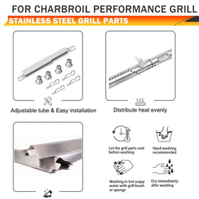 AOREWTGGH heat tent for Char-Broil Performance 5-Burner optimizes heat spread.