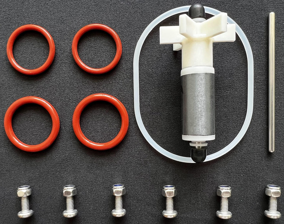 Aosnom P4071 impeller with rubber bushings for reliable spa pump repair.