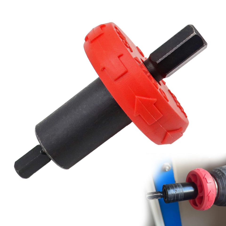 AOUTTUOA Jump Start Electric Engine Drill Bit Adapter in packaging demonstrates quick setup