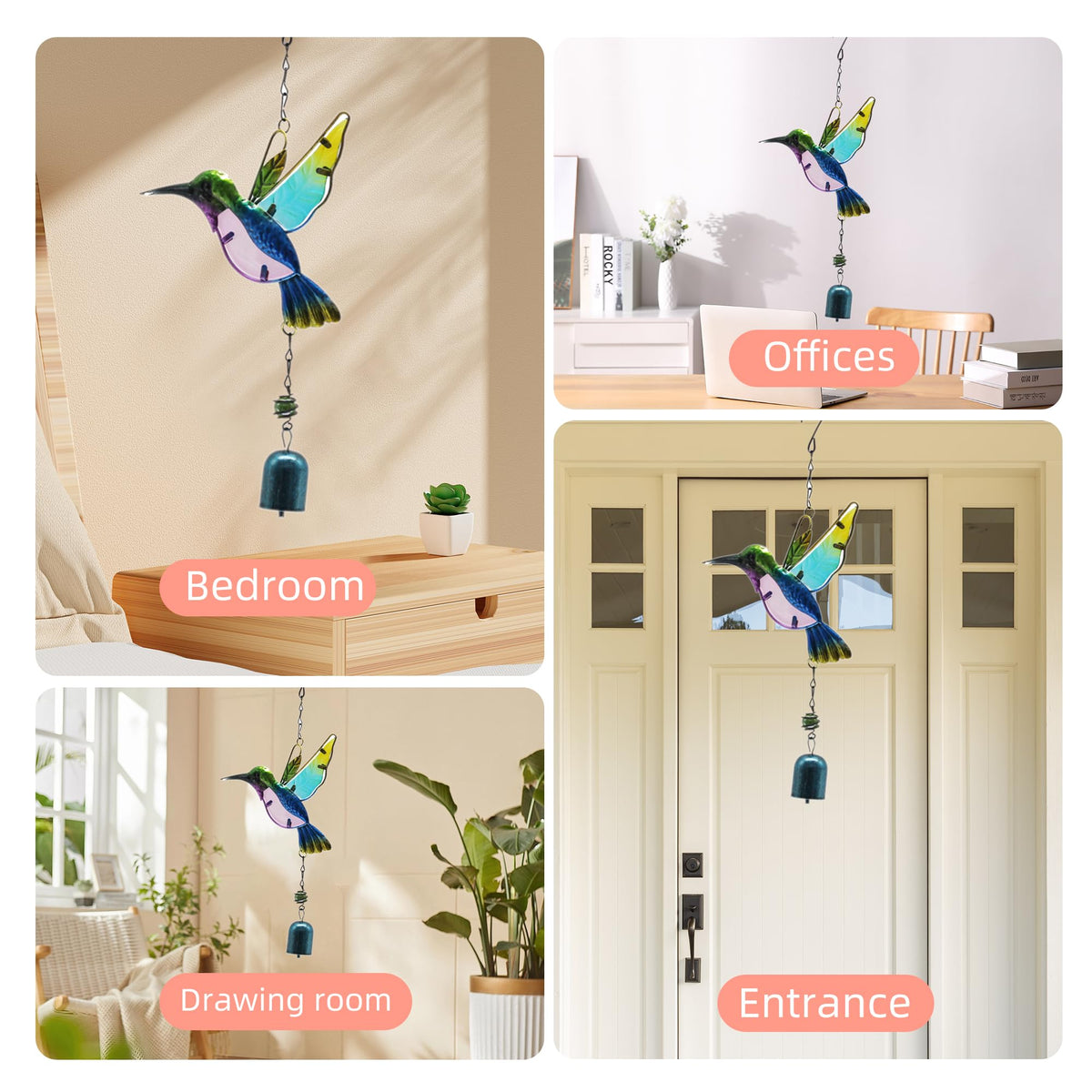 Aovdy soft tone wind chime offers a calm soundtrack for outdoor spaces.