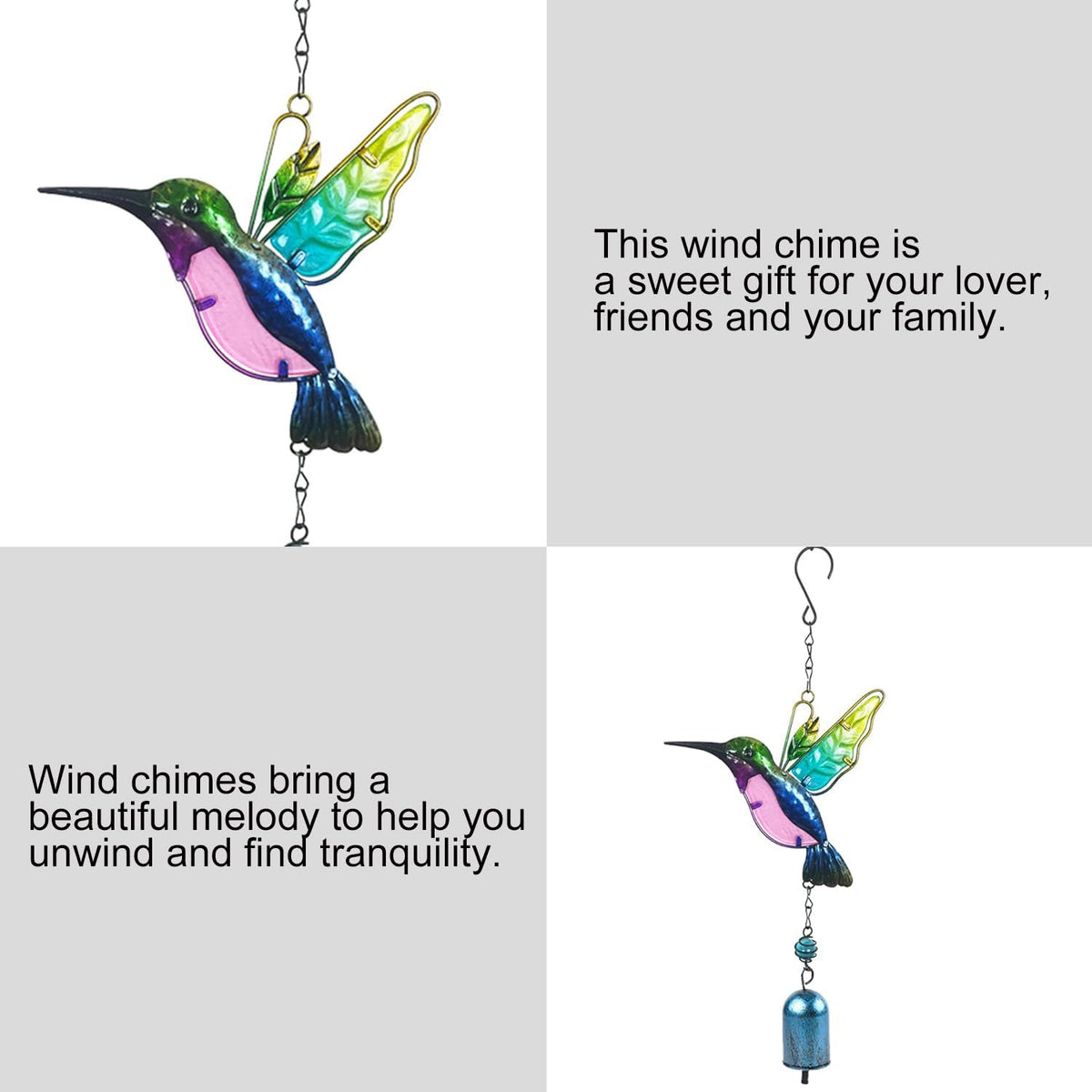 Aovdy Valentines Day gift wind chime offers thoughtful celebration and sentiment.