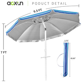 Aoxun canopy vent improves airflow for comfortable shade.