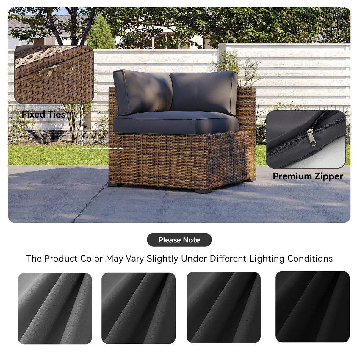 Aoxun cushion covers machine-washable for easy maintenance