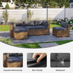 Aoxun cushion covers UV-resistant finish protects color fade