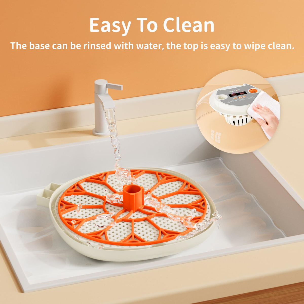 APDOE HatchPro12 360° airflow circulation ensures even temperature and humidity.