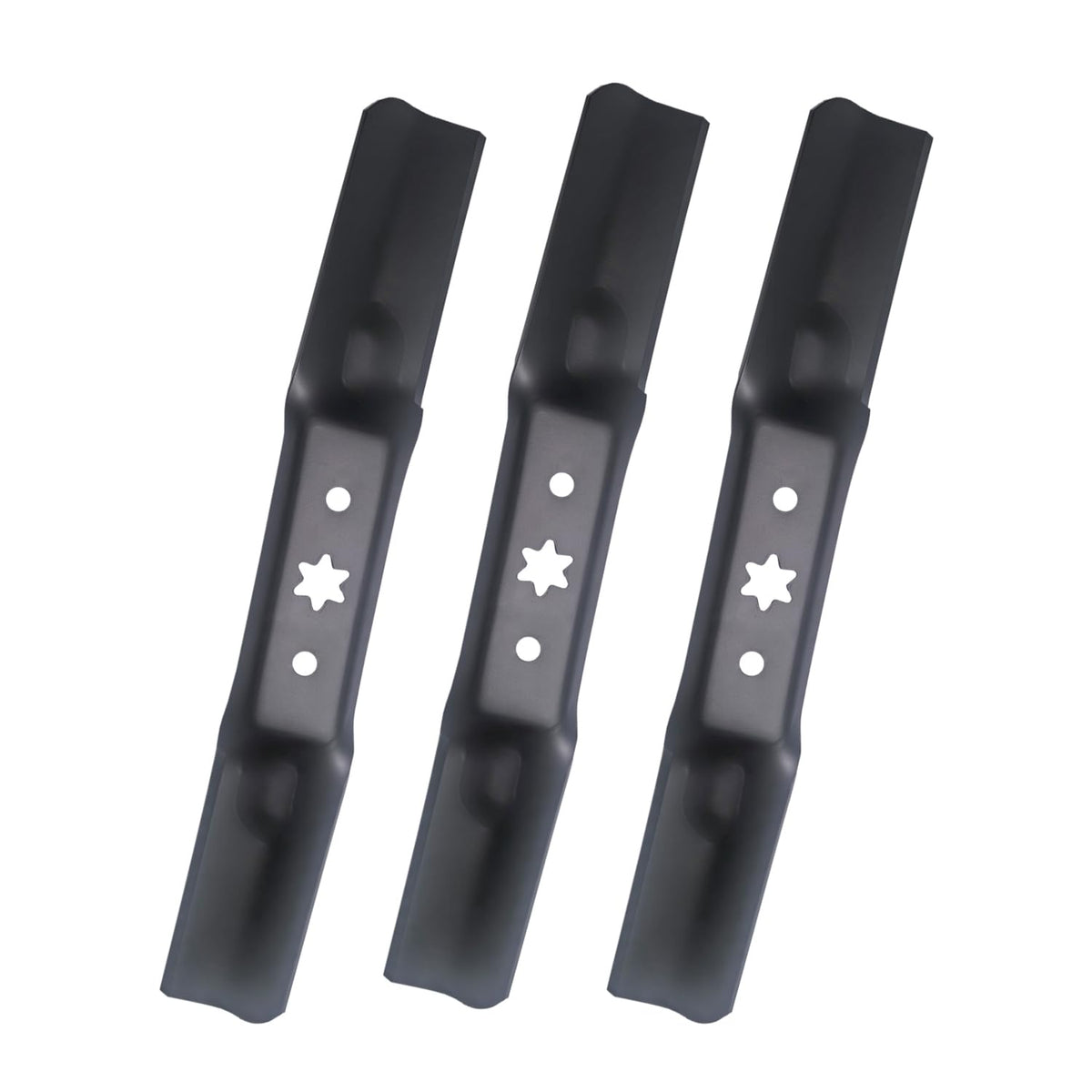 Apeixoto 3-pack 942-05052A blades for 50 inch deck deliver smooth cuts