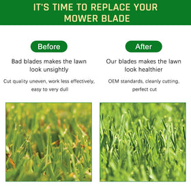 Apeixoto 42-inch deck blades deliver efficient lawn mowing performance