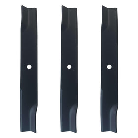 Apeixoto blades 3pc in use on 52-inch deck; clean, even cut potential.