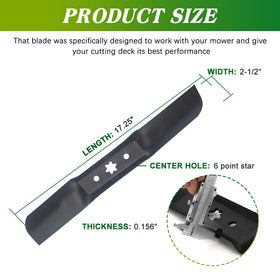 Apeixoto MTD fitment blades for easy mower swap