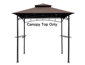 APEX GARDEN canopy top for model L-GG001PST, view shows fit and shade.