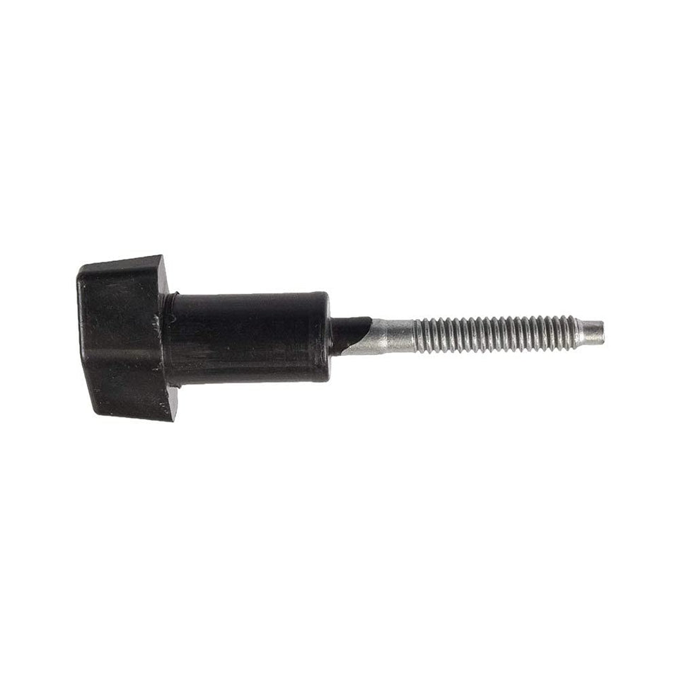 Apex Tool Supply wing nut black 1/4-20 closeup helps secure mower handles