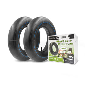 APEXIS inner tube on a 6-inch rim for lawn equipment.