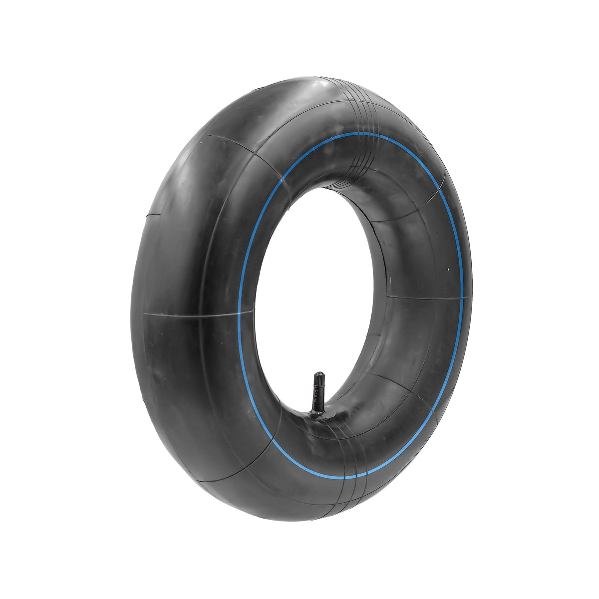 APEXIS inner tube valve stem closeup showing tight seal.