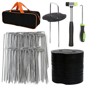 Apexzx 202Pcs garden stake kit box for easy on-site setup and transport.