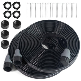 Apgooface sprinkler hose holes 15ft for even lawn watering.