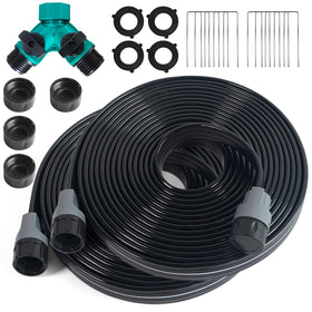 Apgooface sprinkler hose holes pattern provides even water distribution across 50 ft