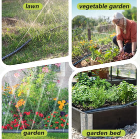 Apgooface tangle-free design stays on the ground for smooth watering.