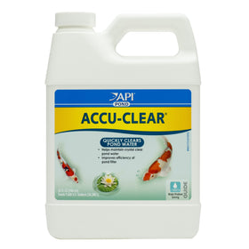 API Pond Accu-Clear bottle clarifier for freshwater ponds.
