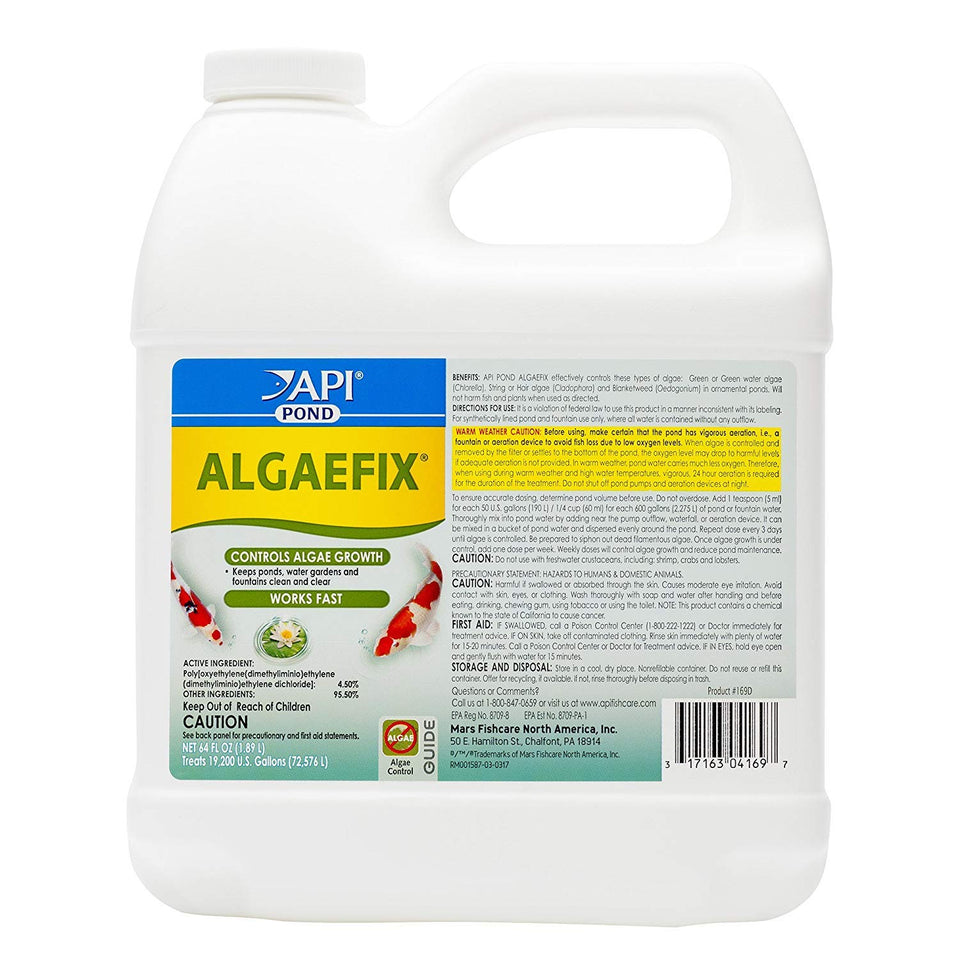 API POND ALGAEFIX 64oz bottle ready for pond algae control