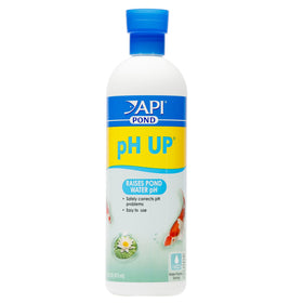 API POND pH UP bottle raises pond pH gradually for healthier fish