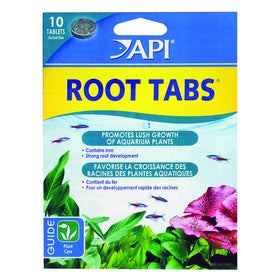 API Root Tabs freshwater plant fertilizer promotes strong root development for vibrant aquarium plants.