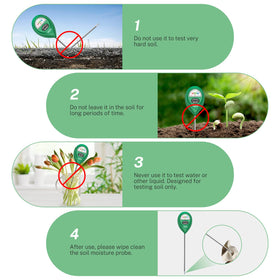 apine indoor plant moisture meter in a home setting