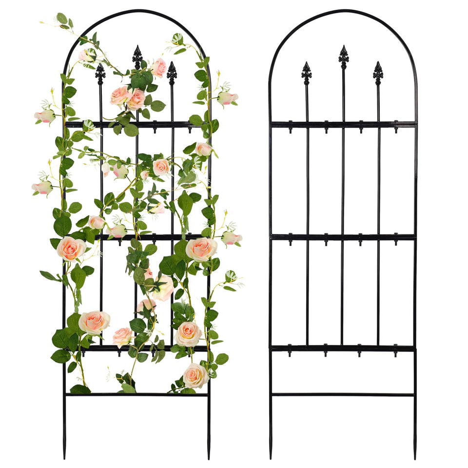 Apipi garden trellis assembly process shows quick setup and sturdy hardware.