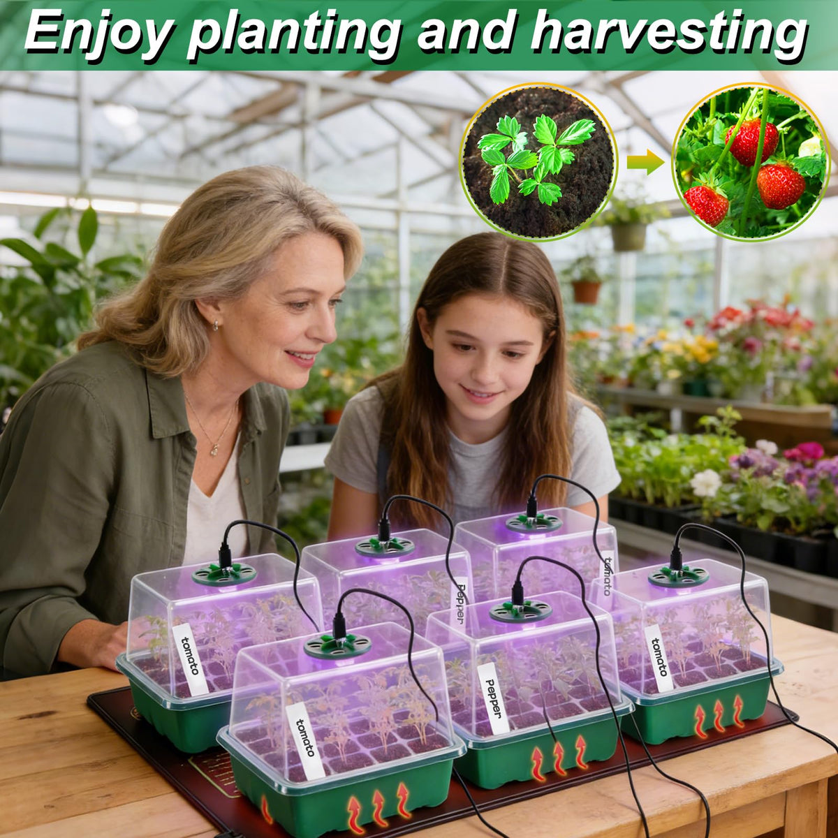Apipi plant labels and tools simplify tracking varieties and care tasks.