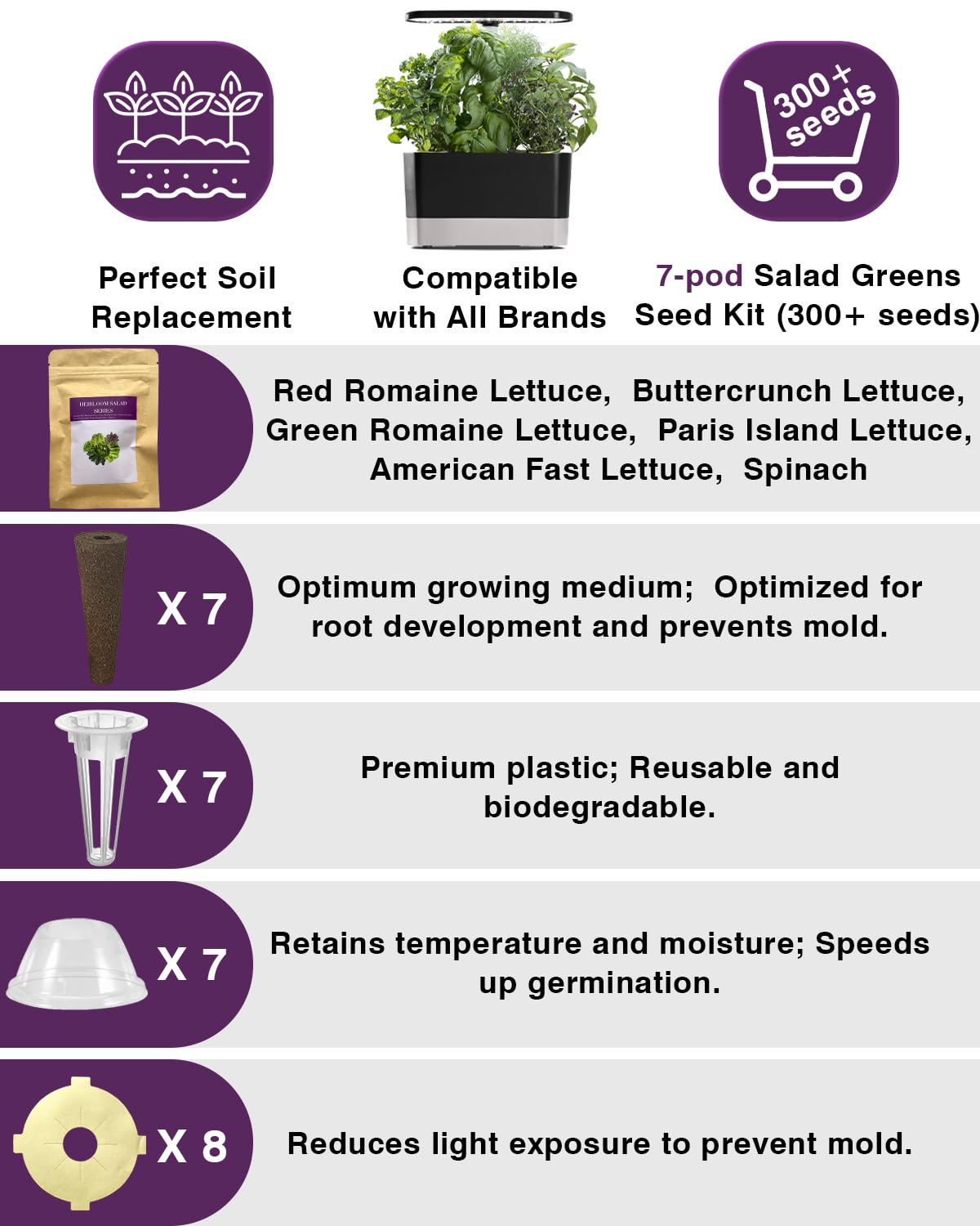 Apoloseedic Buttercrunch lettuce seeds delivering tender, crunchy leaves.