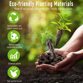 Apoloseedic nutrient blend supports seedling growth from germination to flowering.
