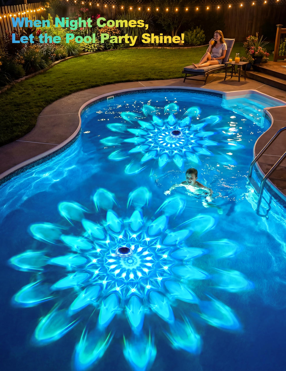 APONUO battery powered unit charges quickly under direct sunlight