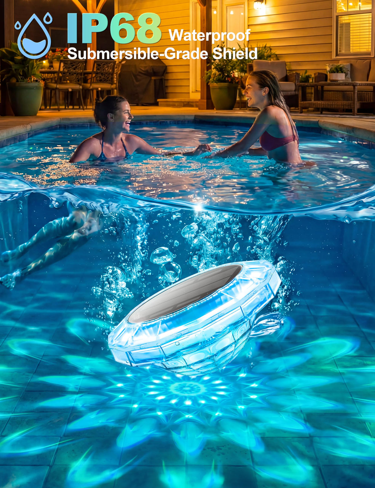 APONUO lights offer 9 colors and 3 modes for mood lighting