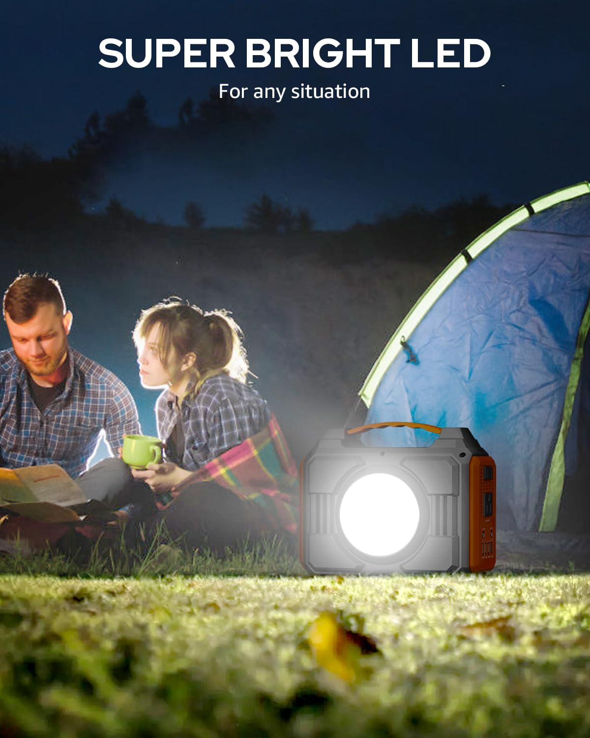 Apowking 220Wh battery pack powers multiple devices on one charge.
