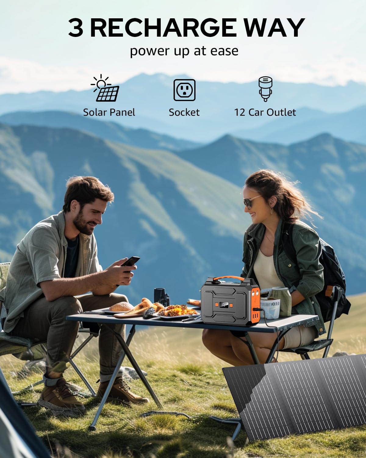 Apowking USB outputs with fast charging for phones and tablets