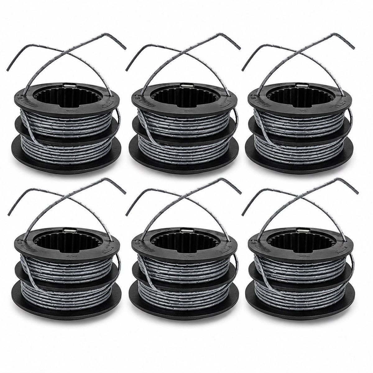 Aporozona SB00L00 dual-line spool for Greenworks 80V shown with easy replacement capability