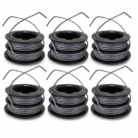 Aporozona SB00L00 dual-line spool for Greenworks 80V shown with easy replacement capability